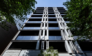 新築賃貸マンション(ザ・パークハビオ)の外観